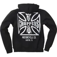 WCC OG ATX Zip-Hoodie Herren Baumwolle schwarz, XL