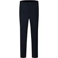 Bugatti Herren Bundfaltenhose mit Stretchfunktion