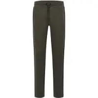 Bugatti Sweathose , Herren, Gr. XL, Normalgrößen, grün (oliv), 67% Baumwolle, 33% Polyester, unifarben, normal, Hosen Sweathose, mit Leistentaschen
