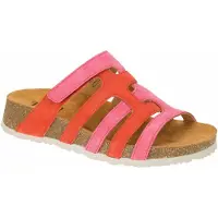 Think! Think KOAK Damenschuhe - bequeme Pantoletten rot Freizeit NEU