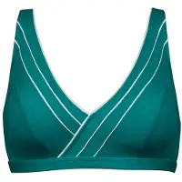 Lidea - Women's Sports Club Long Line Bikini Top - Bikini-Top Gr 42 - Cup: C türkis