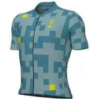 ALÉ - Pragma Pixel S/S Jersey - Radtrikot Gr L türkis