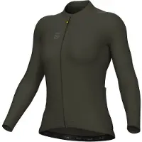 ALÉ - Women's Pragma Color Block L/S Jersey - Radtrikot Gr 3XL oliv