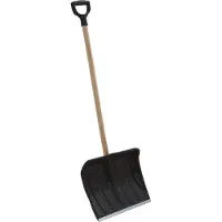 Prosperplast Schneeschaufel mit Holzstiel 123 cm