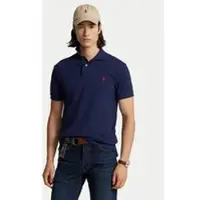 Ralph Lauren für Herren. 710783656012 Marinefarbenes Basic-Poloshirt (S), Lässig, Baumwolle, Kurzarm