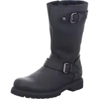 Panama jack Damen Biker Boots Winterstiefel FERGIE IGLOO B1 Schwarz Leder wasserfest Größe: 37