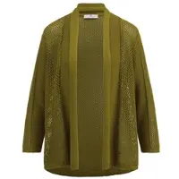 Peter Hahn Strickjacke 3/4-Arm grün