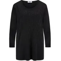 Emilia Lay Rundhals-Shirt schwarz