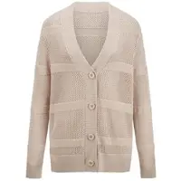 Basler Long-Strickjacke beige