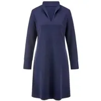Peter Hahn Jersey-Kleid blau