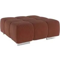 Cotta Hocker "Orion", cinnamon, B:103cm H:42cm T:103cm, 100% Polyester, Hocker, Hocker