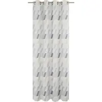 Wirth 1100000002199 "Bray" Gr. 5, grau (hellgrau), B:132cm H:255cm, Jacquard, Baumwolle, Polyester, Gardinen, 1100000002199