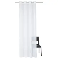 Wirth Vorhang "CHARLOTTE" Gr. 3, weiß, B:450cm H:120cm, Polyester, Gardinen, Vorhang, Store