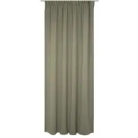 Wirth Vorhang "Umea" Gr. 2, grau (dunkelgrau), B:132cm H:175cm, Jacquard, Polyester, Gardinen, Vorhang
