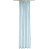 s.Oliver Gardine "Jorun", blau (weiß, neutral), B:130cm H:175cm, Baumwolle, Gardinen, Gardine, 100 % Baumwolle, Pflegleicht, modern, Streifen, verschiedene Größen