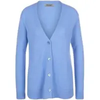 Peter Hahn Strickjacke aus 100% Kaschmir blau