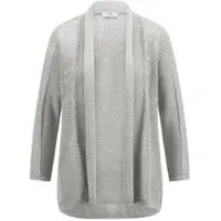Peter Hahn Strickjacke 3/4-Arm grau
