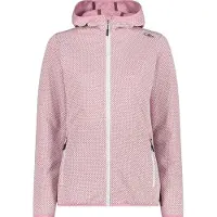 CMP Damen Fleecejacke WOMAN JACKET FIX HOOD 33H5746-45CN 34 - Fard-Bianco - 34