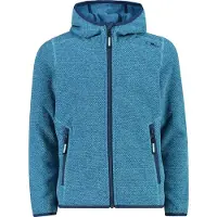 CMP KID G Fleece Jacket FIX Hood topazio-blue ink (12LU) 110