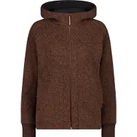 CMP Damen Jacke Jacket Fix Hood Braun 36