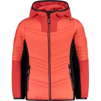 CMP Mädchen Hybrid-Jacke mit Kapuze