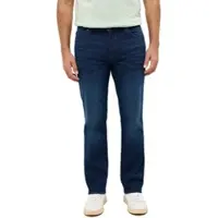 Mustang Straight-Jeans "Tramper Straigt", Herren, Gr. 40, Länge 34, medium schwarz 703, Denim/Jeans, Obermaterial: 99% Baumwolle, 1% Elasthan, straight fit, Jeans Straight-Jeans