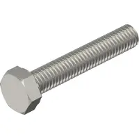 Obo Bettermann OBO 3156021 Sechskantschraube M6x35mm Edelstahl, rostfrei blank, nachbehandelt HHS M6x35 A4 - 100 Stück