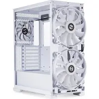 Lian Li Lancool 215, Midi Tower, PC, Weiß, ATX, EATX, ITX, Mini-ATX, SGCC, Gehärtetes Glas, Gaming