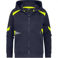 Dassy Sweatshirt Santos Women STANDARD 300548 Gr. XS nachtblau/neongelb