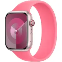 Apple Silikon Solo Loop für Watch | 38/40/41/42 mm - Größe 9 - Pink