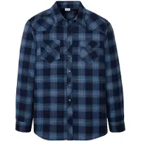 Bonprix Flanellhemd aus Baumwoll-Flanell, mit Karo-Muster