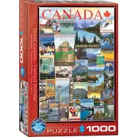 Eurographics 6000-0778 Travel Canada Vintage Posters Puzzle, Mehrfarbig, 48 x 68