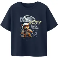 Name it T-Shirt "NMMDIFUS SS NREG TOP BOX", Jungen, Gr. 104, blau (navy blazer), Jersey, Obermaterial: 95% Baumwolle, 5% Elasthan, bedruckt, unifarben, normal normal, Rundhals, Shirts T-Shirt