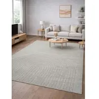Merinos Teppich "Eclipse" rechteckig 14 mm Höhe moderner Wohnzimmer Teppich, geometrisches Design