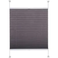 Liedeco Plissee "Pastell" Gr. 3, grau, B:70cm H:150cm, Obermaterial: 100% Polyester, Plissees, Plissee, Klemmfix-Plissee, Pastell