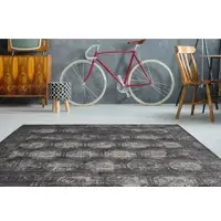 Arte Espina Teppich "Baroque 700" Gr. 6, grau (anthrazit), B:200cm H:5mm L:290cm, Kunstfaser, Teppiche, Teppich, Wohnzimmer