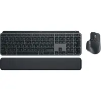 Logitech MX Keys S Combo, Kabellos, Bluetooth, Scherenschalter, QWERTZ, LED, Graphit