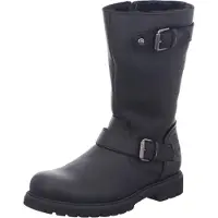 Panama jack Damen Biker Boots Winterstiefel FERGIE IGLOO B1 Schwarz Leder wasserfest Größe: 39