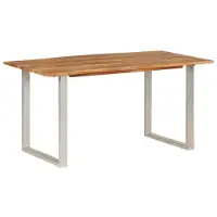 Syfax Esstisch 154x80x76 cm Massivholz Akazie