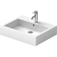 Duravit Möbelwaschtisch Vero 60x47cm, we, m HL, m ÜL, m Hahnlochbank