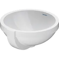 Duravit Einbauwaschtisch Architec d 32,5cm, we, EB v unt, o. HL, HLB, m ÜL