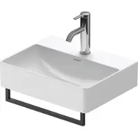 Duravit DuraSquare Handtuchhalter, für den Waschtisch 073245, 0031224600, Farbe: Schwarz Matt