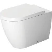 Duravit ME by Starck WC sur pied, version back to wall, chasse d'eau basse, 600x370mm, 216909AC00