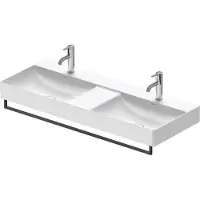 Duravit DuraSquare Handtuchhalter, für den Waschtisch 235312, 0031204600, Farbe: Schwarz Matt
