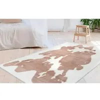 Calo-deluxe Hochflor-Teppich "Vogesen 500" Gr. 4, grau (taupe, weiß), B:160cm H:30mm L:230cm, Kunstfaser, Teppiche, Hochflor-Teppich, weiche Haptik, Wohnzimmer