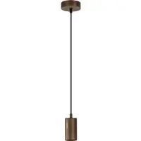 Segula Hängelampe Flow, dimmbar, Holz dunkel, für Wohn- / Esszimmer, Holz, Pendelleuchte