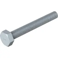 Obo Bettermann OBO 3156796 Sechskantschraube M12x80 Stahl Zinklamelle SKS M12x80 ZL - 50 Stück