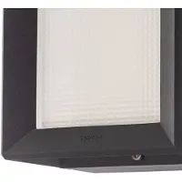 Bega Außenwandleuchte 22733 E27, grafit, Aluminiumguss, Glas