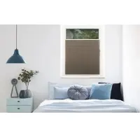 My Deco Plissee "Free" Gr. 2, grau (taupe, weiß), B:120cm H:130cm, Obermaterial: 100% Polyester, Plissees, Plissee