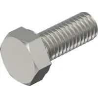 Obo Bettermann OBO 3156024 Sechskantschraube M8x20mm Edelstahl, rostfrei blank, nachbehandelt HHS M8x20 A4 - 100 Stück